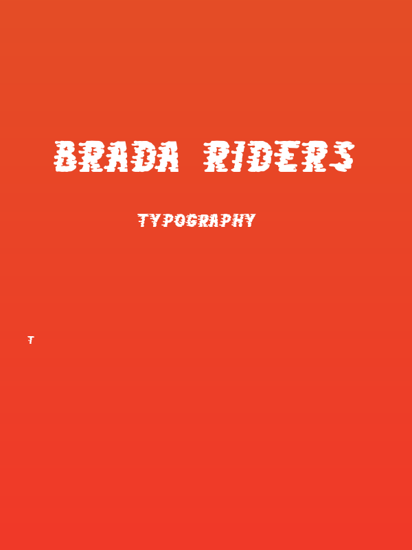 Brada Riders Poster