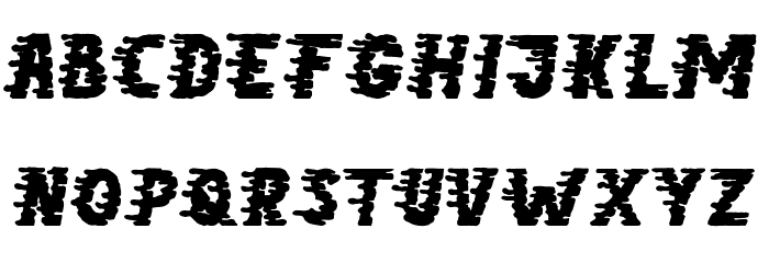Brada Riders Font LOWERCASE