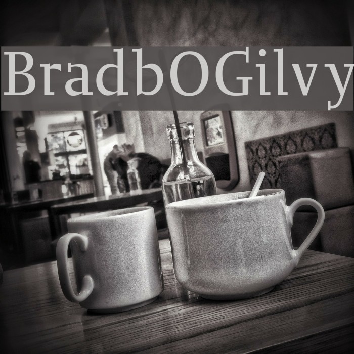 BradbOGilvy Font examples