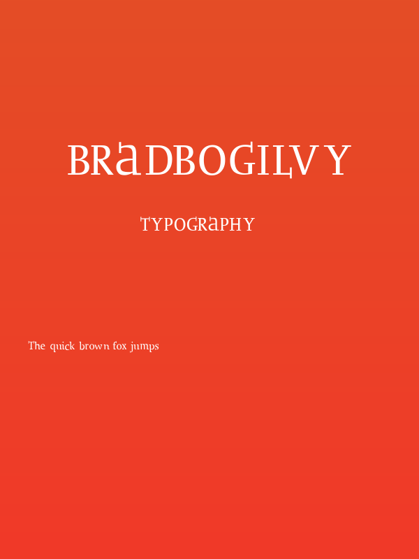 BradbOGilvy Poster
