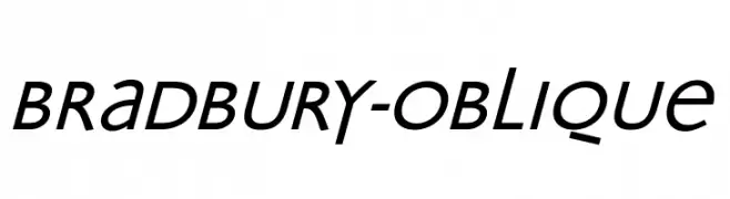Bradbury-Oblique  免费字体下载