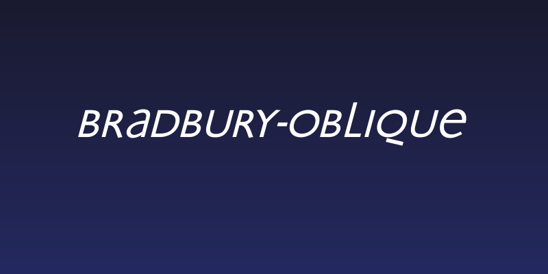Bradbury-Oblique Social Header