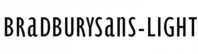 BradburySans-Light  Fuentes Gratis Descargar