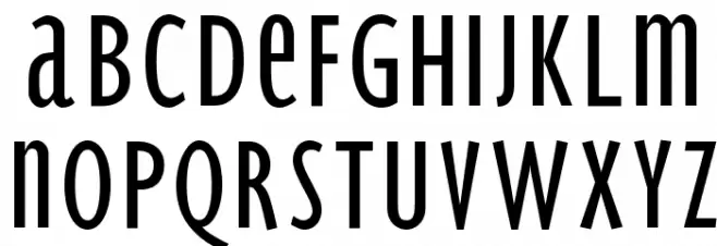 BradburySans-Light Font UPPERCASE