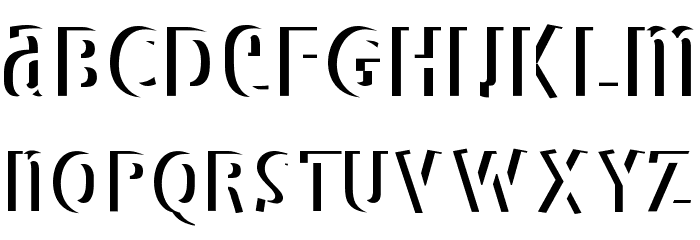 BradburysBoldShadow Font LOWERCASE