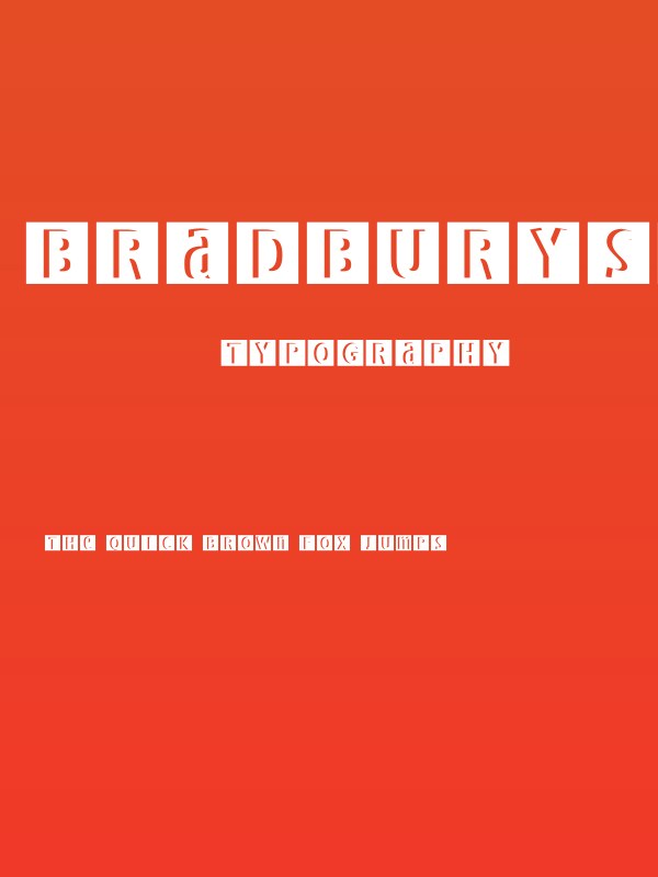 BradburysSquares Poster