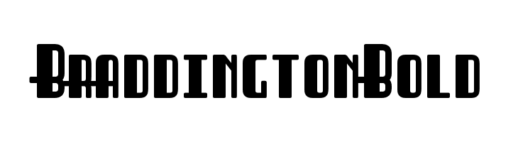 Braddington Bold  免费字体下载