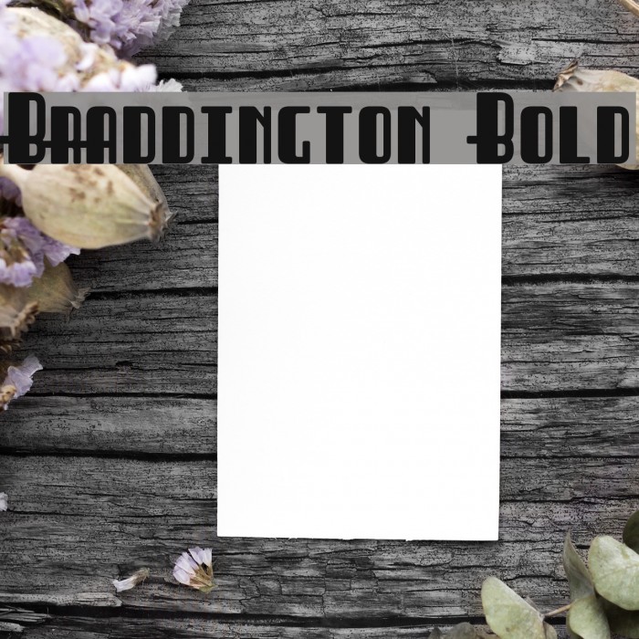 Braddington Bold لخطوط تنزيل examples