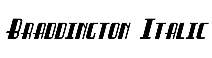 Braddington Italic  नि: शुल्क फ़ॉन्ट्स डाउनलोड
