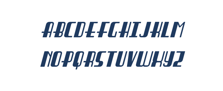 Braddington Italic Lowercase