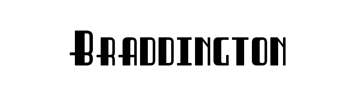 Braddington  font caratteri gratis
