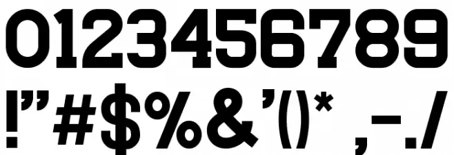 Brader John Font OTHER CHARS