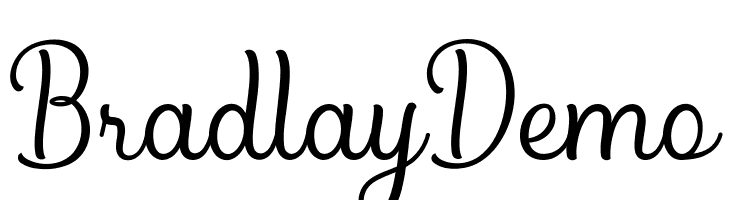 Bradlay Demo  font caratteri gratis