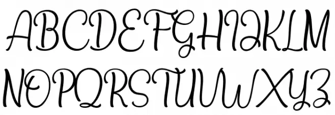 Bradlay Demo Schriftart Groß