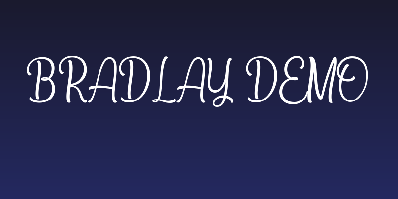Bradlay Demo Social Header