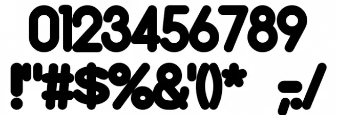 Bradleys Font OTHER CHARS