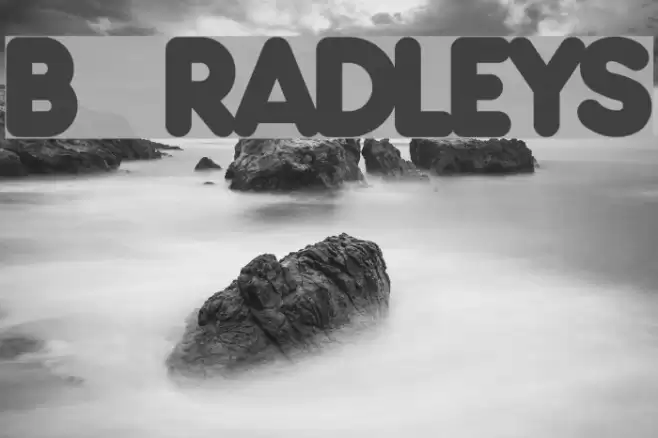 Bradleys Schriftart examples