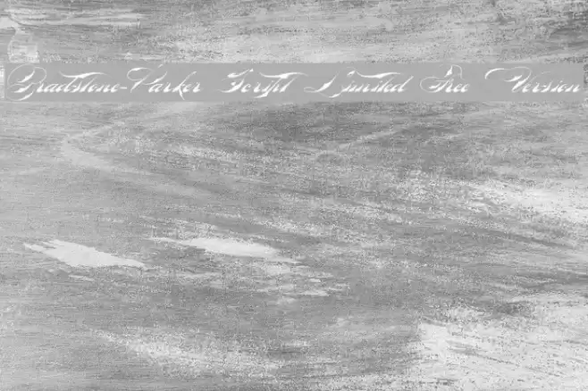 Bradstone-Parker Script Limited Free Version Font examples