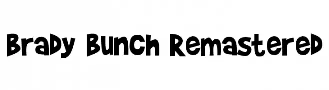 Brady Bunch Remastered  baixar fontes gratis