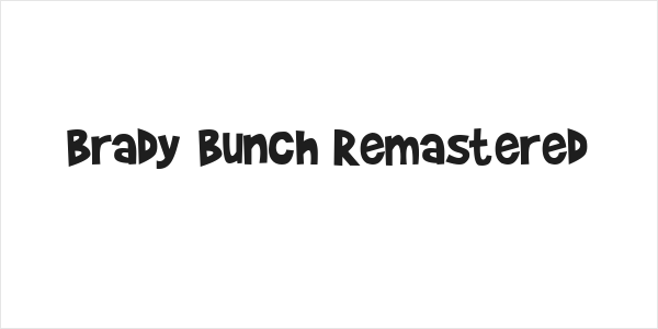Brady Bunch Remastered Logo