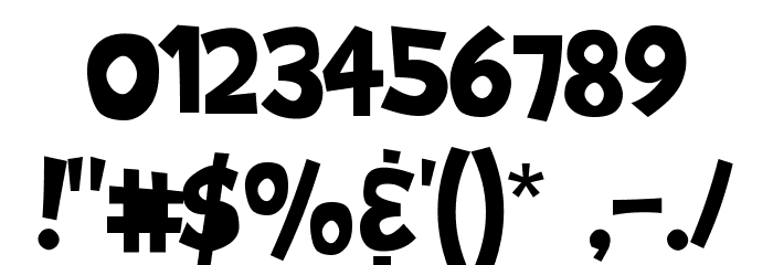 Brady Bunch Font OTHER CHARS
