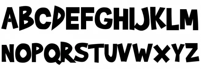 Brady Bunch Schriftart Groß