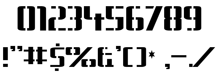 Braeside Lumberboy Font OTHER CHARS
