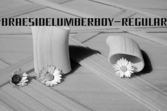BraesideLumberboy-Regular Font examples