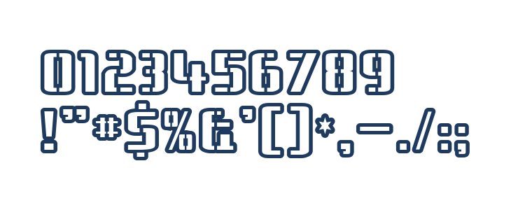 BraesideOutline-Regular Other Characters