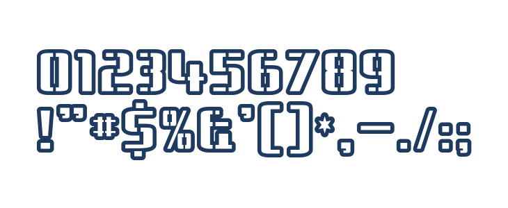 BraesideOutline-Regular Other Characters