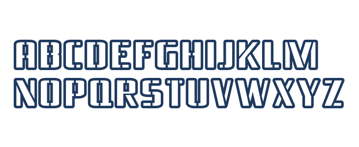 BraesideOutline-Regular Lowercase