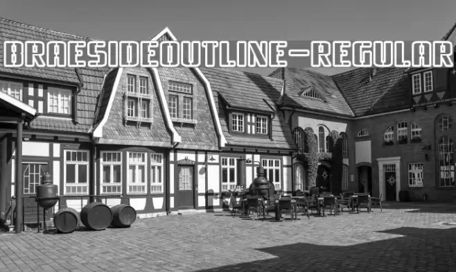 BraesideOutline-Regular Font examples