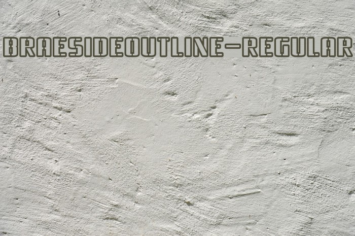 BraesideOutline-Regular Example 3