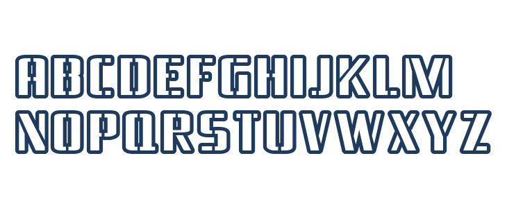 BraesideOutline-Regular Lowercase