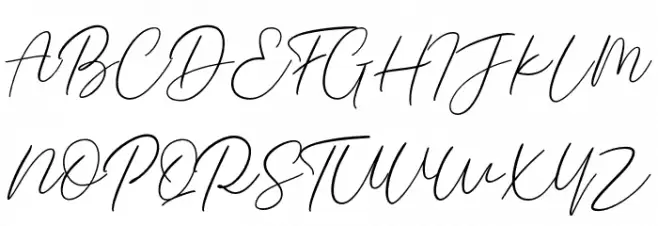 Braga Signature Schriftart Groß