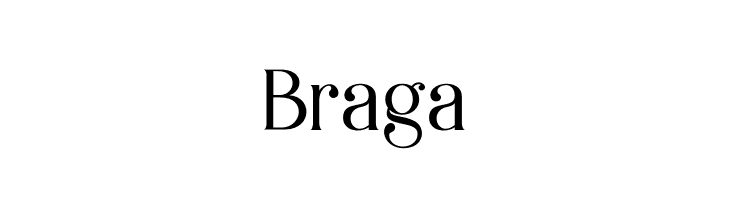Braga  font caratteri gratis