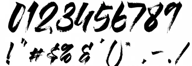 Braga Font OTHER CHARS