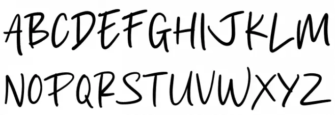 Braham Royal Schriftart Groß