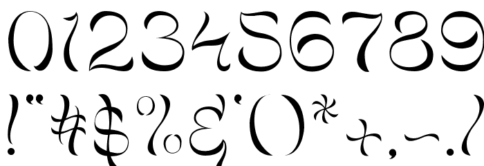 Brahmi Regular Font OTHER CHARS