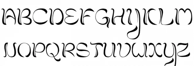 Brahmi Regular Font Litere mari