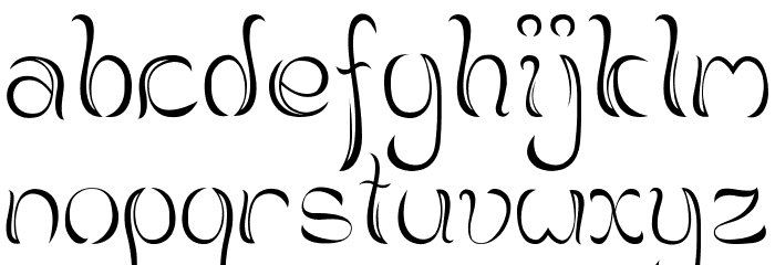 Brahmi Regular Font LOWERCASE