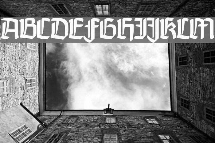 Brahms-Gotisch Font examples