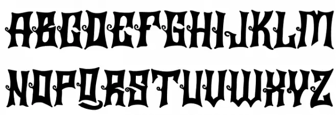 Braier FREE Caratteri MINUSCOLO