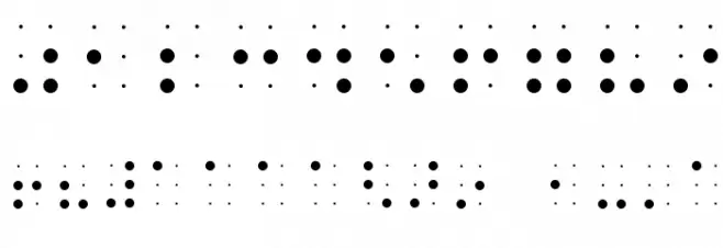 Braile-font Font OTHER CHARS