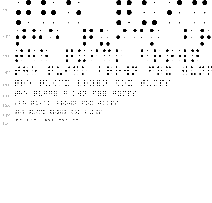 Braile-font Waterfall