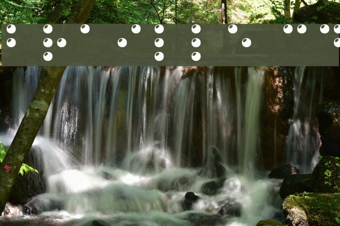 Braille 3D Font examples