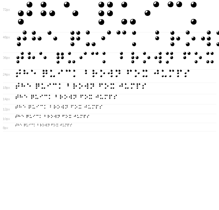 Braille 3D Waterfall