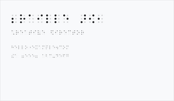 Braille AOE Business Card