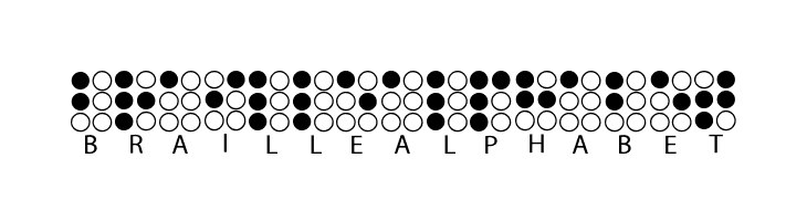 Braille Alphabet  baixar fontes gratis