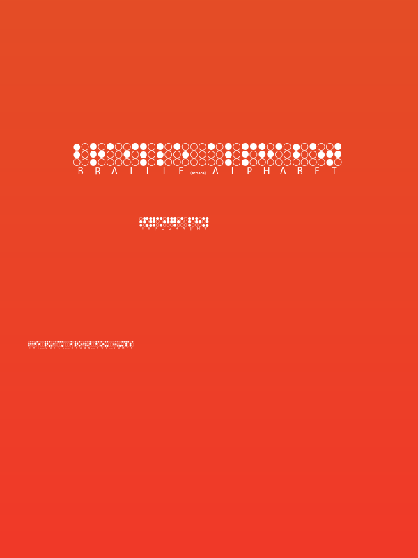 Braille Alphabet Poster